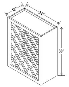 Wall Wine Rack Cabinet image 1