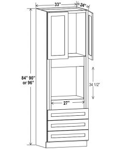 33" W Oven Cabinets image 1