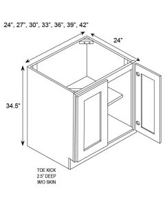 Full Height Double Door Base Cabinet image 1