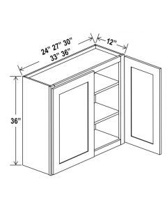 Double Door Wall Cabinet - 36" H image 1