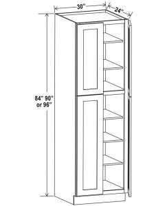 30" W Utility Pantry Cabinet image 1