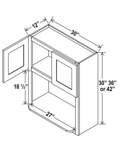 Microwave Wall Cabinet image 1