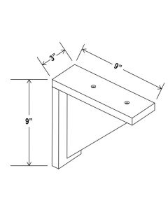 Corbel 9" H image 1