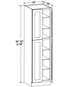 24" W Utility Pantry Cabinet image 1