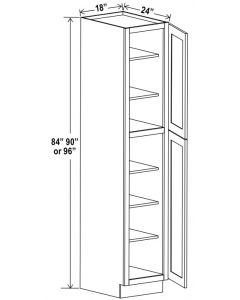 18" W Utility Pantry Cabinet image 1