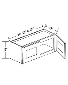 Double Door Wall Cabinet - 15" H image 1
