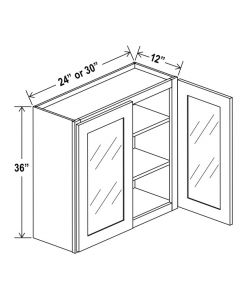 Double Door Wall Cabinet - 42" H image 1